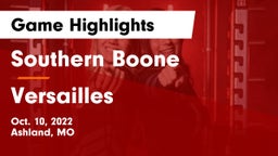 Southern Boone  vs Versailles  Game Highlights - Oct. 10, 2022