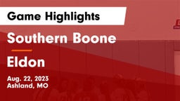 Southern Boone  vs Eldon  Game Highlights - Aug. 22, 2023