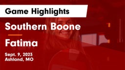 Southern Boone  vs Fatima  Game Highlights - Sept. 9, 2023