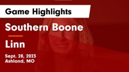 Southern Boone  vs Linn  Game Highlights - Sept. 28, 2023