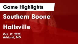 Southern Boone  vs Hallsville  Game Highlights - Oct. 12, 2023