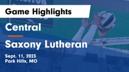 Central  vs Saxony Lutheran  Game Highlights - Sept. 11, 2023