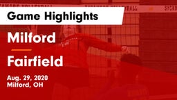 Milford  vs Fairfield  Game Highlights - Aug. 29, 2020