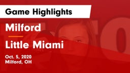Milford  vs Little Miami  Game Highlights - Oct. 5, 2020