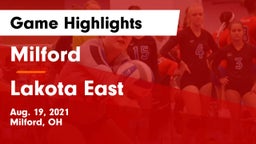 Milford  vs Lakota East  Game Highlights - Aug. 19, 2021