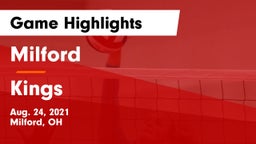 Milford  vs Kings  Game Highlights - Aug. 24, 2021