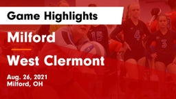 Milford  vs West Clermont  Game Highlights - Aug. 26, 2021