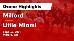 Milford  vs Little Miami  Game Highlights - Sept. 30, 2021
