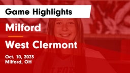 Milford  vs West Clermont  Game Highlights - Oct. 10, 2023