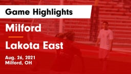 Milford  vs Lakota East  Game Highlights - Aug. 26, 2021