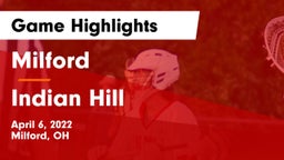 Milford  vs Indian Hill  Game Highlights - April 6, 2022