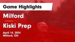 Milford  vs Kiski Prep Game Highlights - April 14, 2024