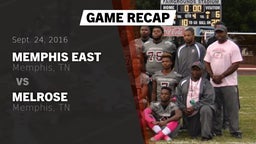 Recap: Memphis East  vs. Melrose  2016