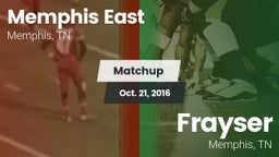 Matchup: Memphis East High vs. Frayser  2016