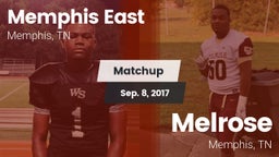 Matchup: Memphis East High vs. Melrose  2017