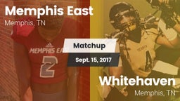 Matchup: Memphis East High vs. Whitehaven  2017