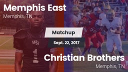Matchup: Memphis East High vs. Christian Brothers  2017