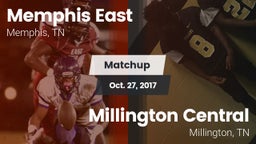 Matchup: Memphis East High vs. Millington Central  2017