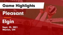 Pleasant  vs Elgin  Game Highlights - Sept. 25, 2021