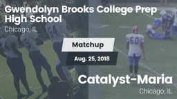 Matchup: Brooks College Prep/ vs. Catalyst-Maria  2018
