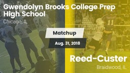 Matchup: Brooks College Prep/ vs. Reed-Custer  2018