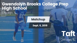 Matchup: Brooks College Prep/ vs. Taft  2019