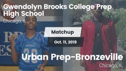 Matchup: Brooks College Prep/ vs. Urban Prep-Bronzeville  2019