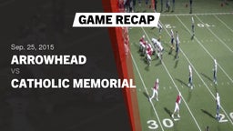 Recap: Arrowhead  vs. Catholic Memorial  2015