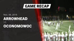 Recap: Arrowhead  vs. Oconomowoc  2015