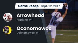 Recap: Arrowhead  vs. Oconomowoc  2017