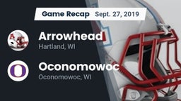 Recap: Arrowhead  vs. Oconomowoc  2019