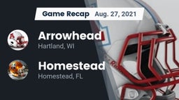 Recap: Arrowhead  vs. Homestead  2021