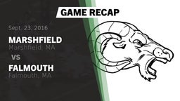 Recap: Marshfield  vs. Falmouth  2016