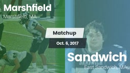 Matchup: Marshfield High vs. Sandwich  2017