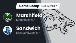 Recap: Marshfield  vs. Sandwich  2017