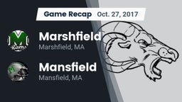 Recap: Marshfield  vs. Mansfield  2017