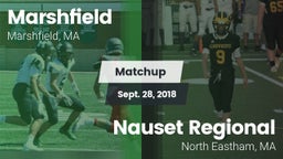 Matchup: Marshfield High vs. Nauset Regional  2018