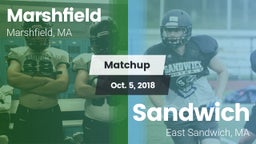 Matchup: Marshfield High vs. Sandwich  2018