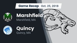 Recap: Marshfield  vs. Quincy  2018