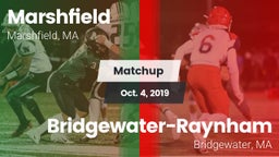 Matchup: Marshfield High vs. Bridgewater-Raynham  2019