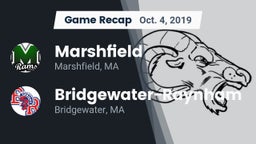 Recap: Marshfield  vs. Bridgewater-Raynham  2019