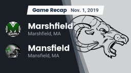 Recap: Marshfield  vs. Mansfield  2019