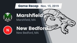 Recap: Marshfield  vs. New Bedford  2019