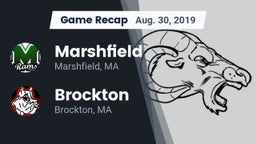 Recap: Marshfield  vs. Brockton  2019
