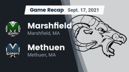 Recap: Marshfield  vs. Methuen  2021