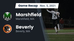 Recap: Marshfield  vs. Beverly  2021