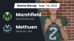 Recap: Marshfield  vs. Methuen  2022