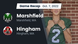 Recap: Marshfield  vs. Hingham  2022