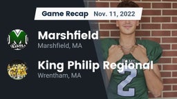 Recap: Marshfield  vs. King Philip Regional  2022