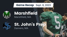Recap: Marshfield  vs. St. John's Prep 2023